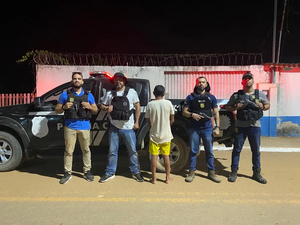 Polícia Civil prende autor de feminicídio no Bujari