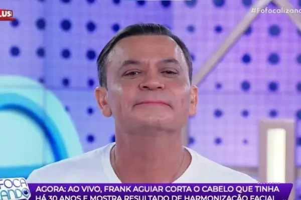 Frank Aguiar diz estar parecido com Brad Pitt após harmonização facial