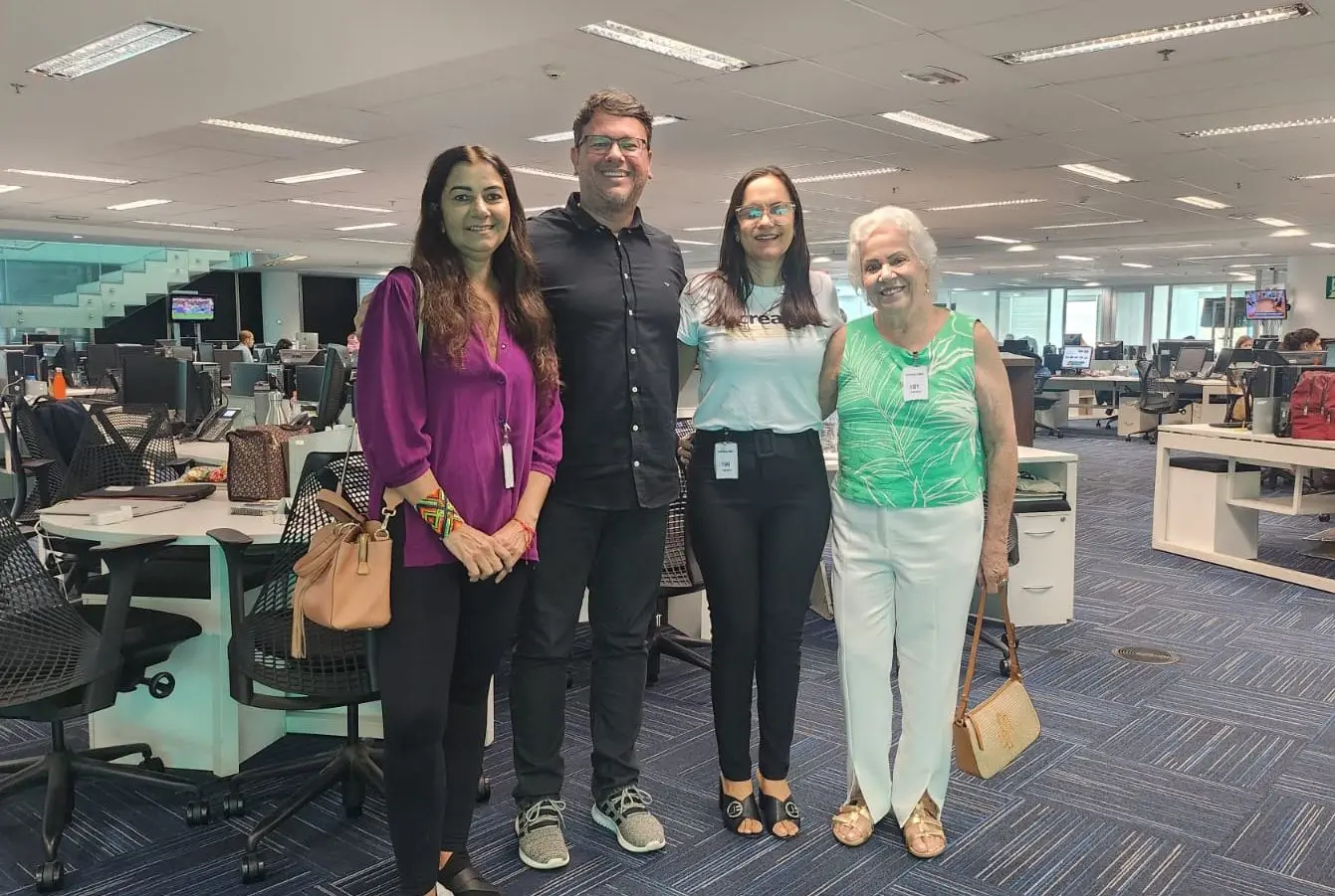 Jornalistas acreanas são recebidas pelo editor do jornal O Globo, Fábio Gusmão