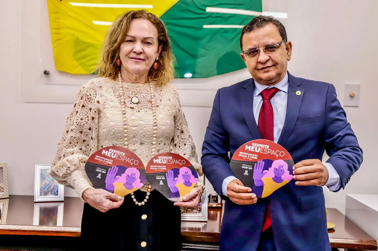 TJAC e Aleac realizam campanha para combater a violência de gênero