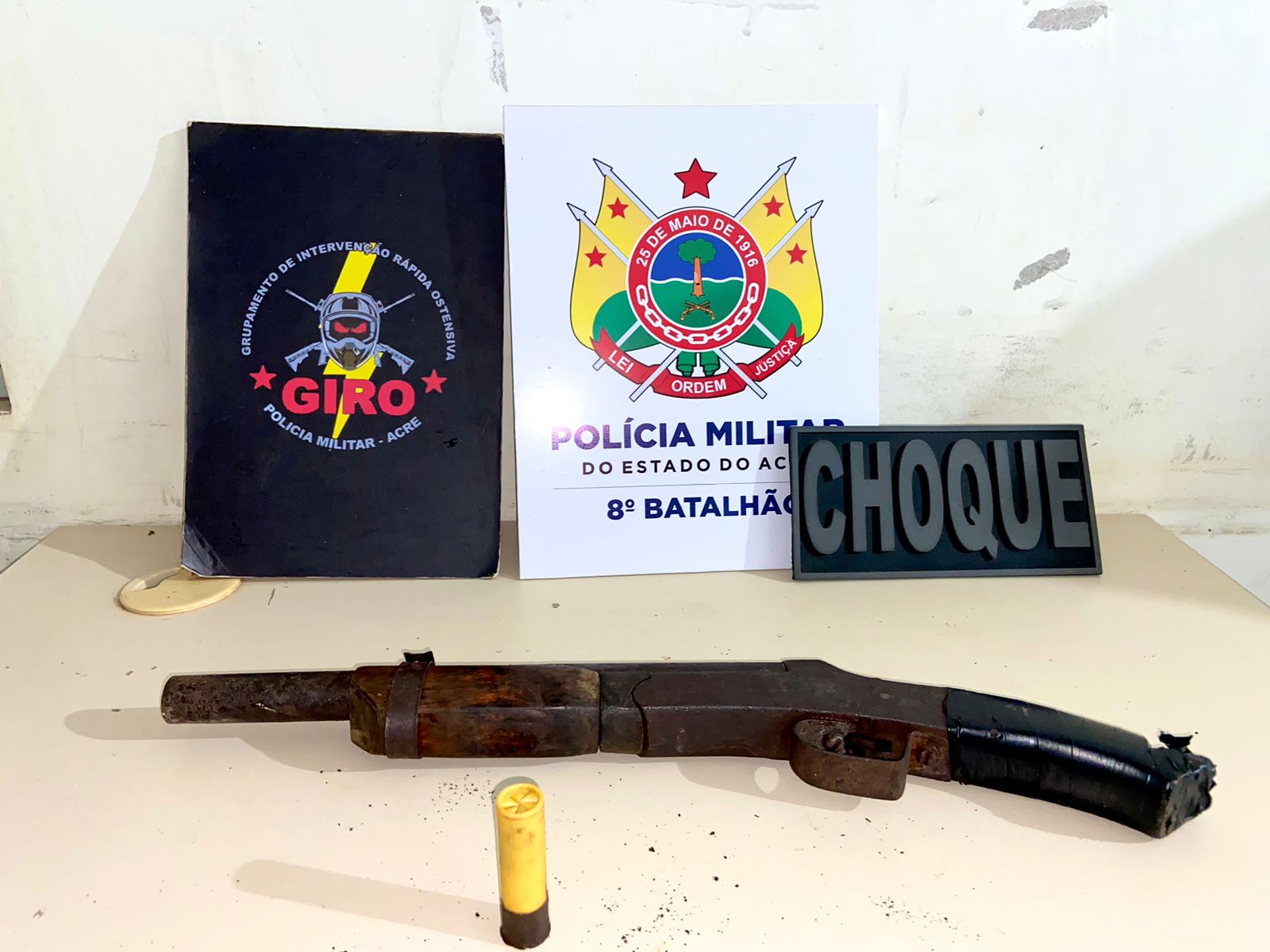Em Sena Madureira, PM apreende mais duas armas de fogo e cocaína