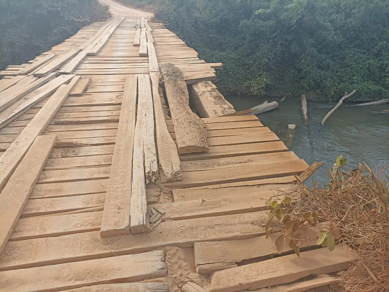 Vereador cobra construção de nova ponte em ramal de Sena Madureira