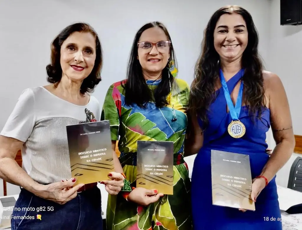 Livro Discurso midiático sobre o indígena na cidade é lançado pela AJEB, no Rio de Janeiro