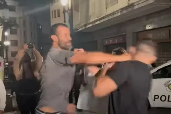 Vídeo: ex-deputado do MBL Arthur do Val, o “Mamãe Falei”, leva soco em ato contra ação da PM