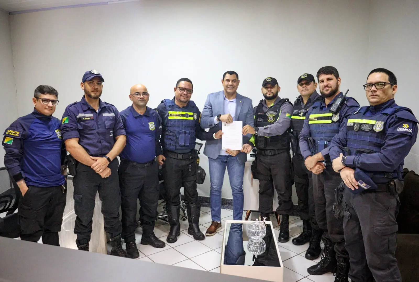 Coronel Ulysses se reúne com sindicalistas para explicar projeto de lei que beneficia agentes de trânsito