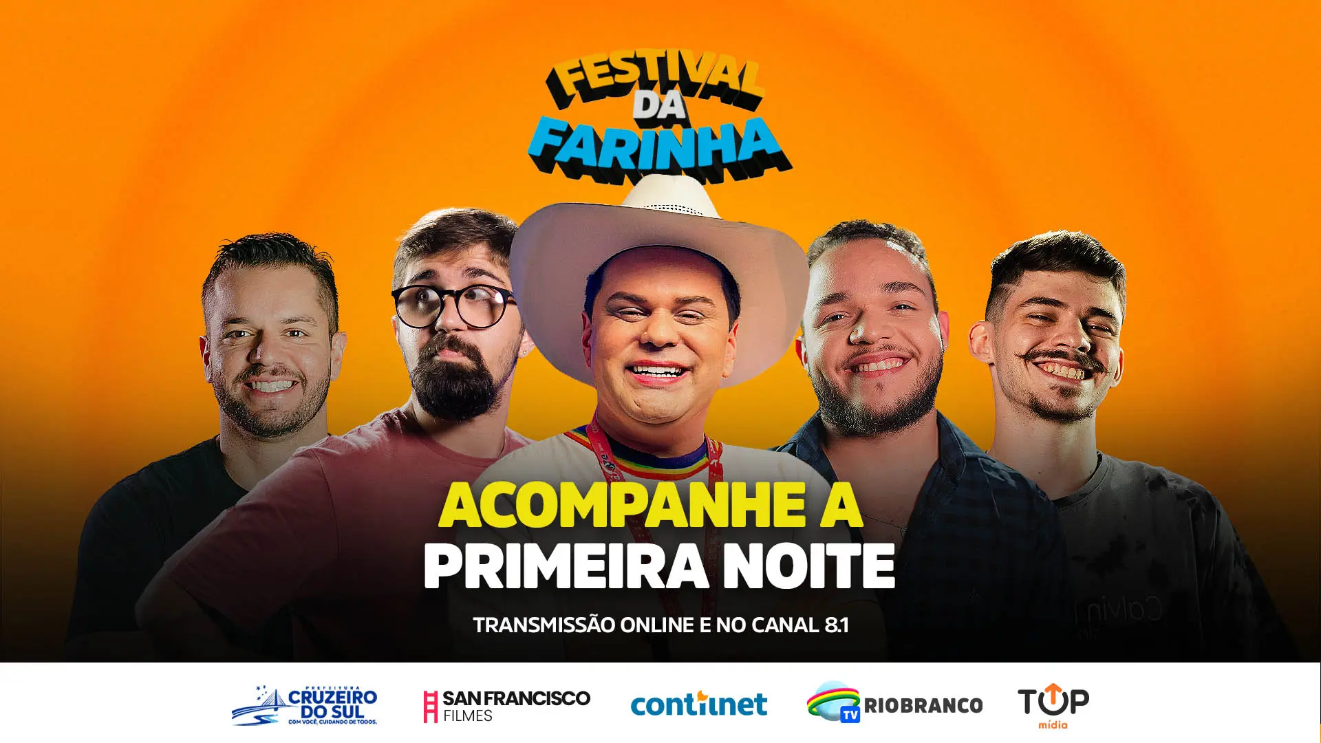 ContilNet, Sans Filmes e TV Rio Branco transmitem a primeira noite do Festival da Farinha