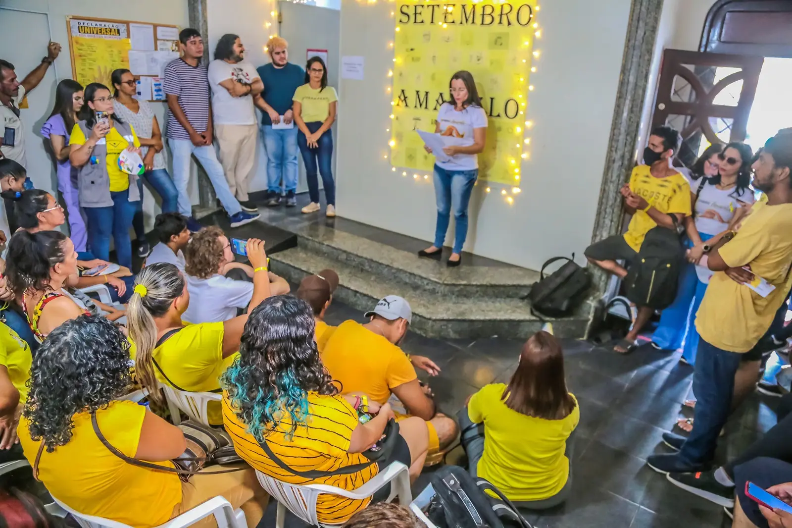 Prefeitura de Rio Branco realiza palestra em alusão ao Setembro Amarelo no Caps II Sumaúma