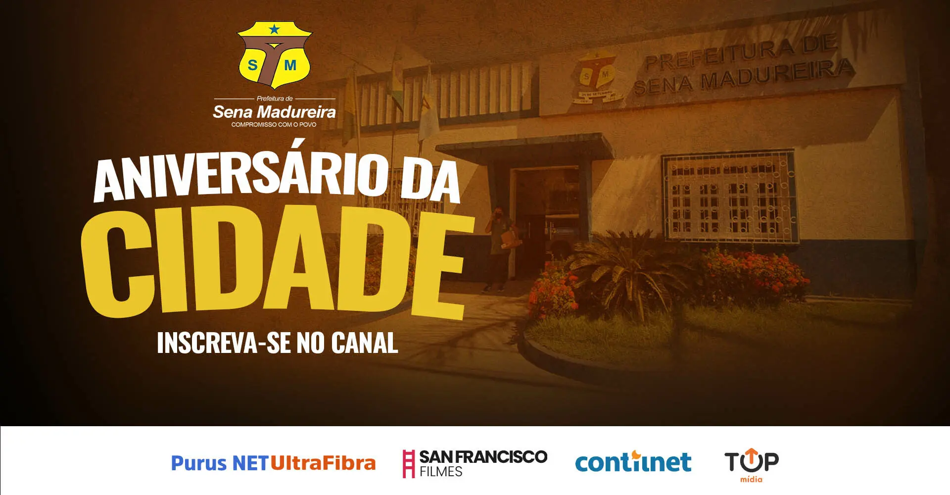 ContilNet, Sans Filmes e TV Rio Branco transmitem desfile cívico do aniversário de Sena