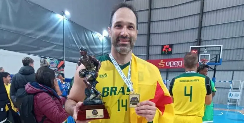 Acreano é campeão Mundial de Basquete Masters na Argentina