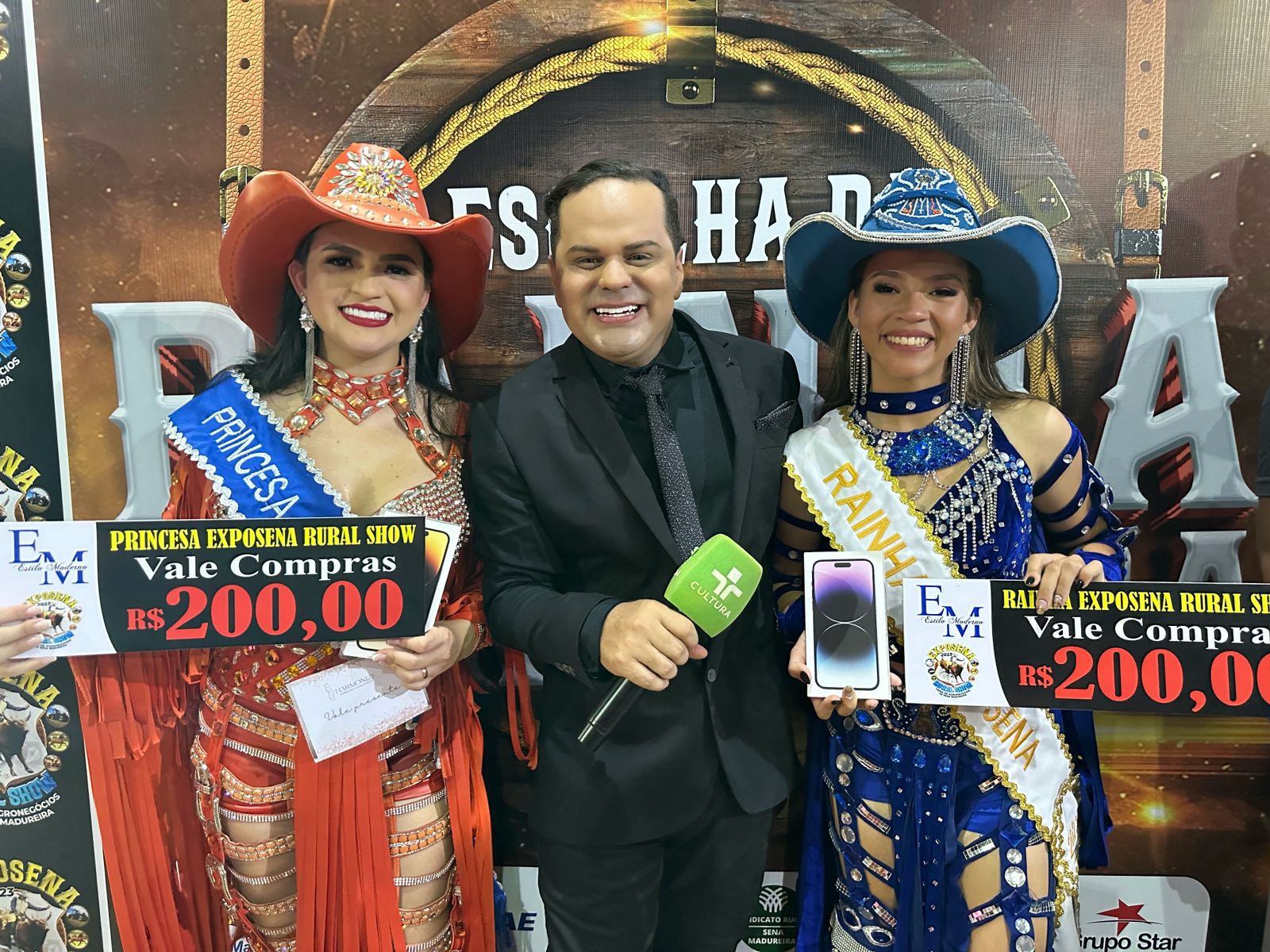 Rainha e Princesa da ExpoSena falam sobre emoção após vitória; assista