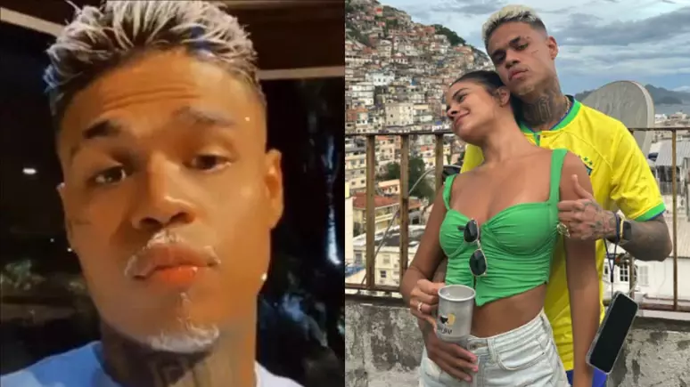MC Cabelinho retribui gesto e toma atitude drástica após fim do namoro com Bella Campos