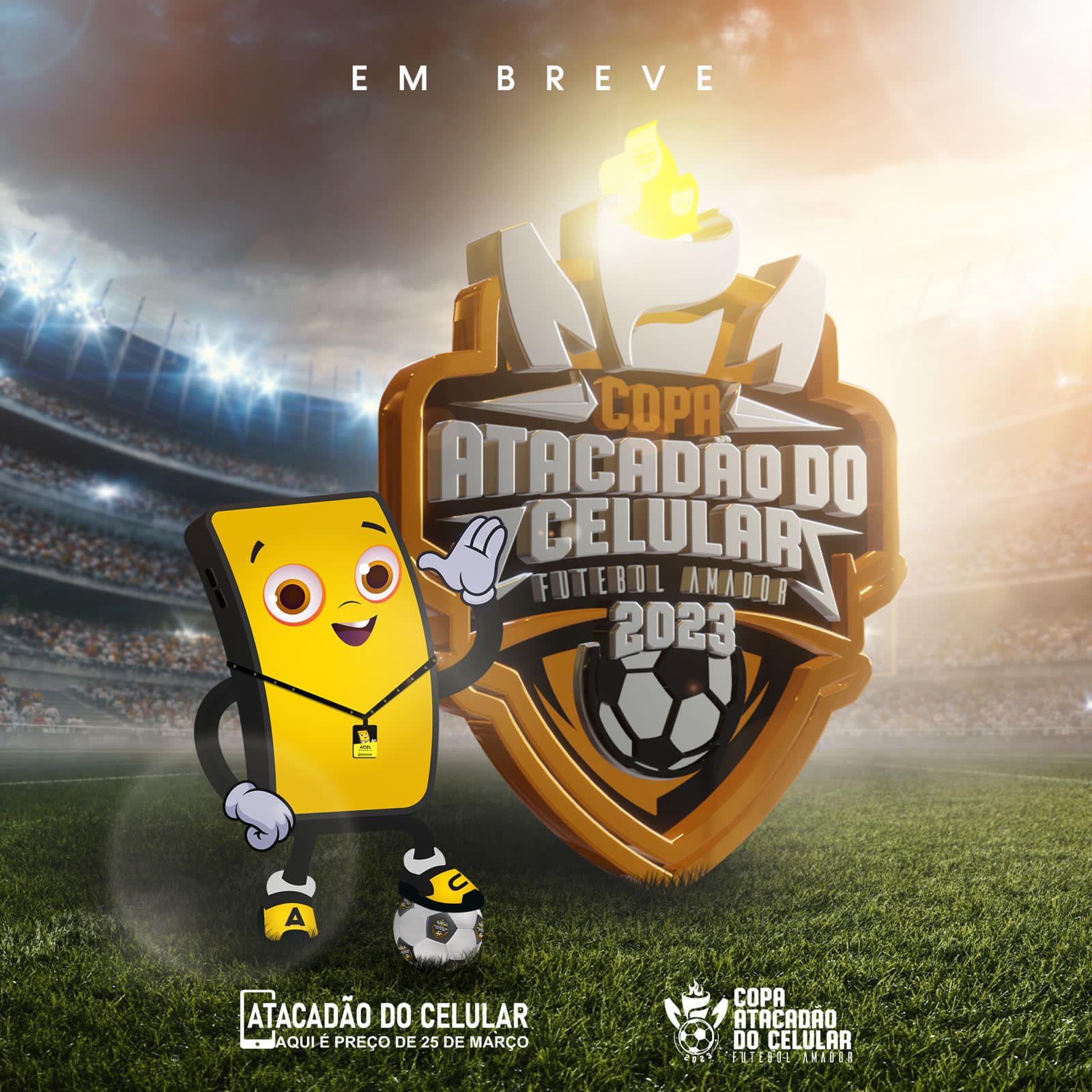 Copa Atacadão do Celular abre inscrições para equipes amadoras; saiba mais