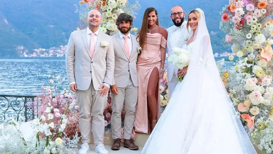 Deborah Secco é madrinha de casamento na Itália; roupa da noiva custou R$ 1,7 milhão