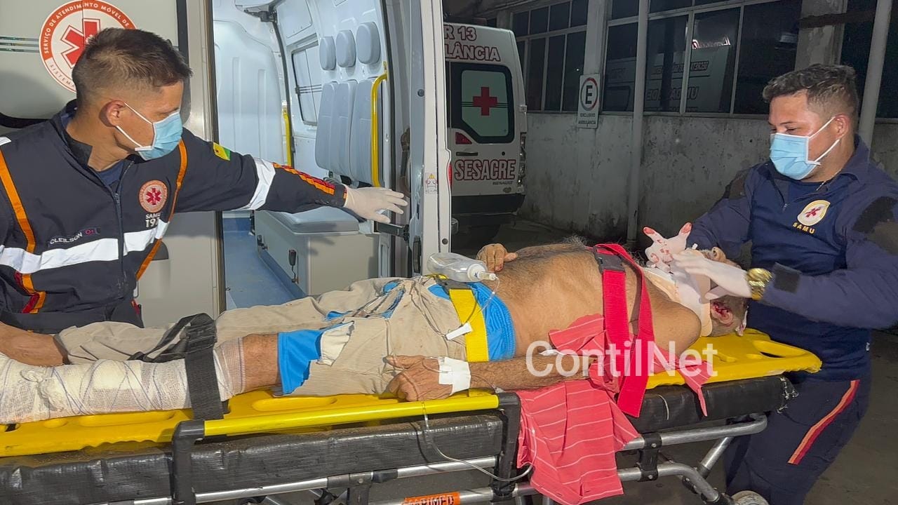 Idoso que foi atropelado enquanto ia para forró morre no PS de Rio Branco