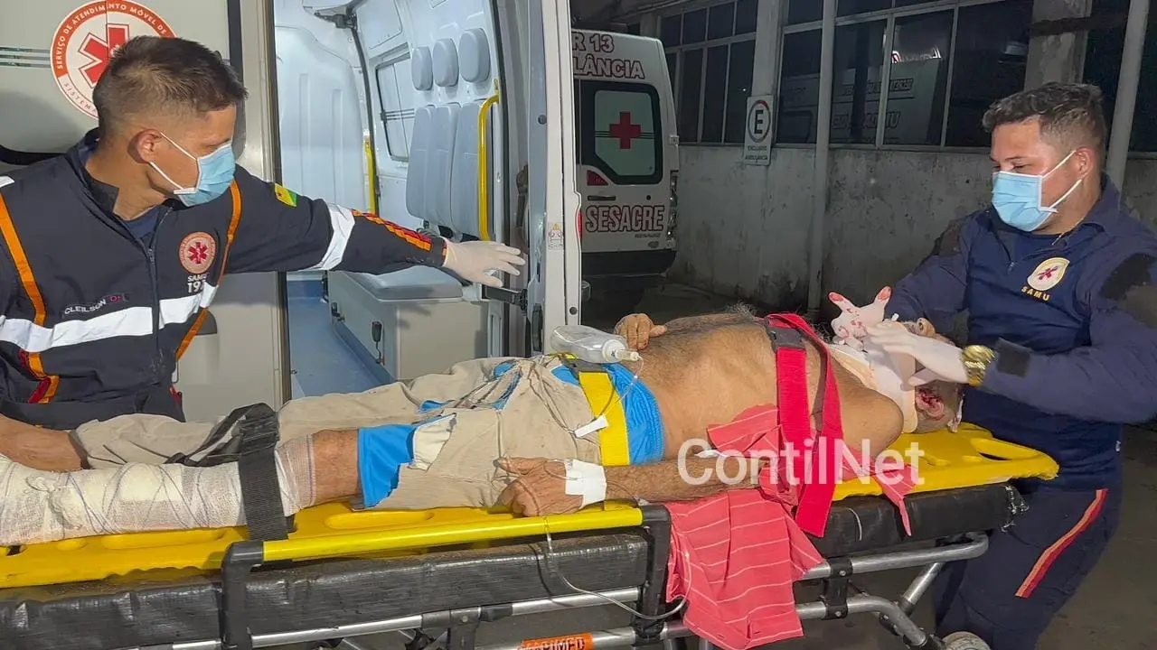 Idoso que foi atropelado enquanto ia para forró morre no PS de Rio Branco