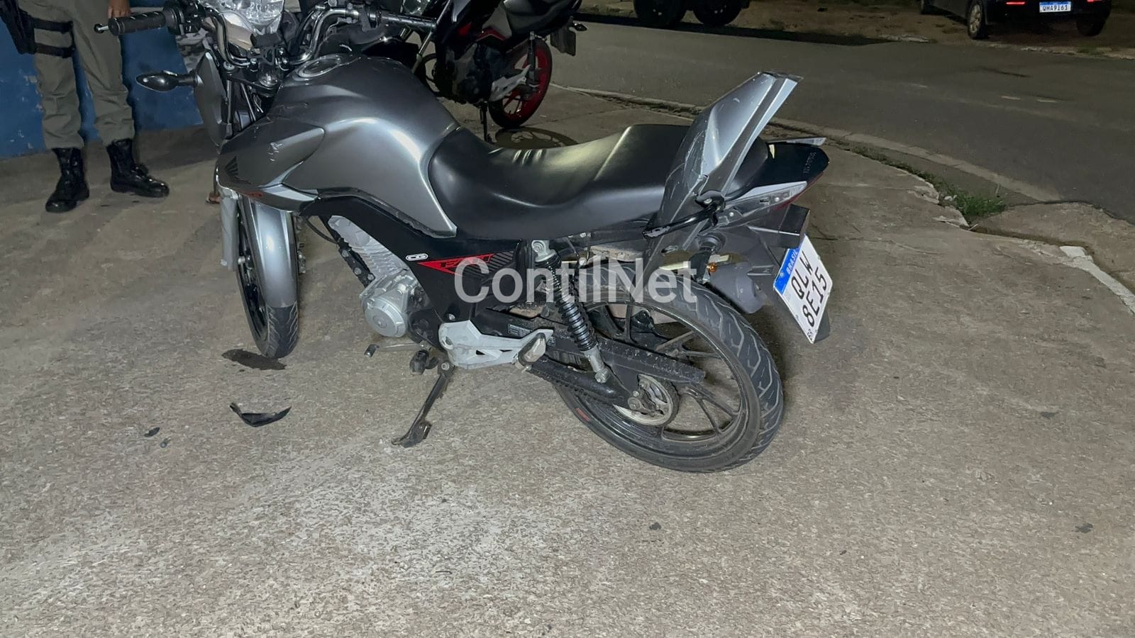 Colisão entre motos deixa homem ferido em Rio Branco; outro motociclista fugiu do local