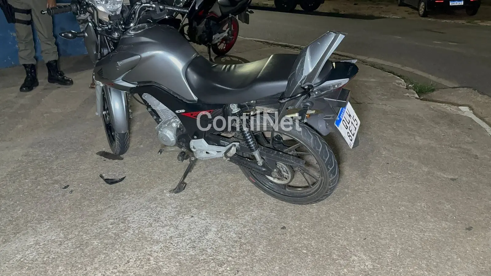 Colisão entre motos deixa homem ferido em Rio Branco; outro motociclista fugiu do local