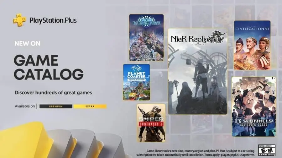 Sony revela PS Plus Extra e Deluxe de setembro de 2023