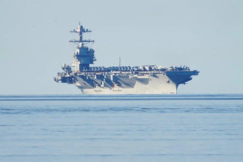 EUA enviam 1º leva de armas a Israel no maior porta-aviões do mundo