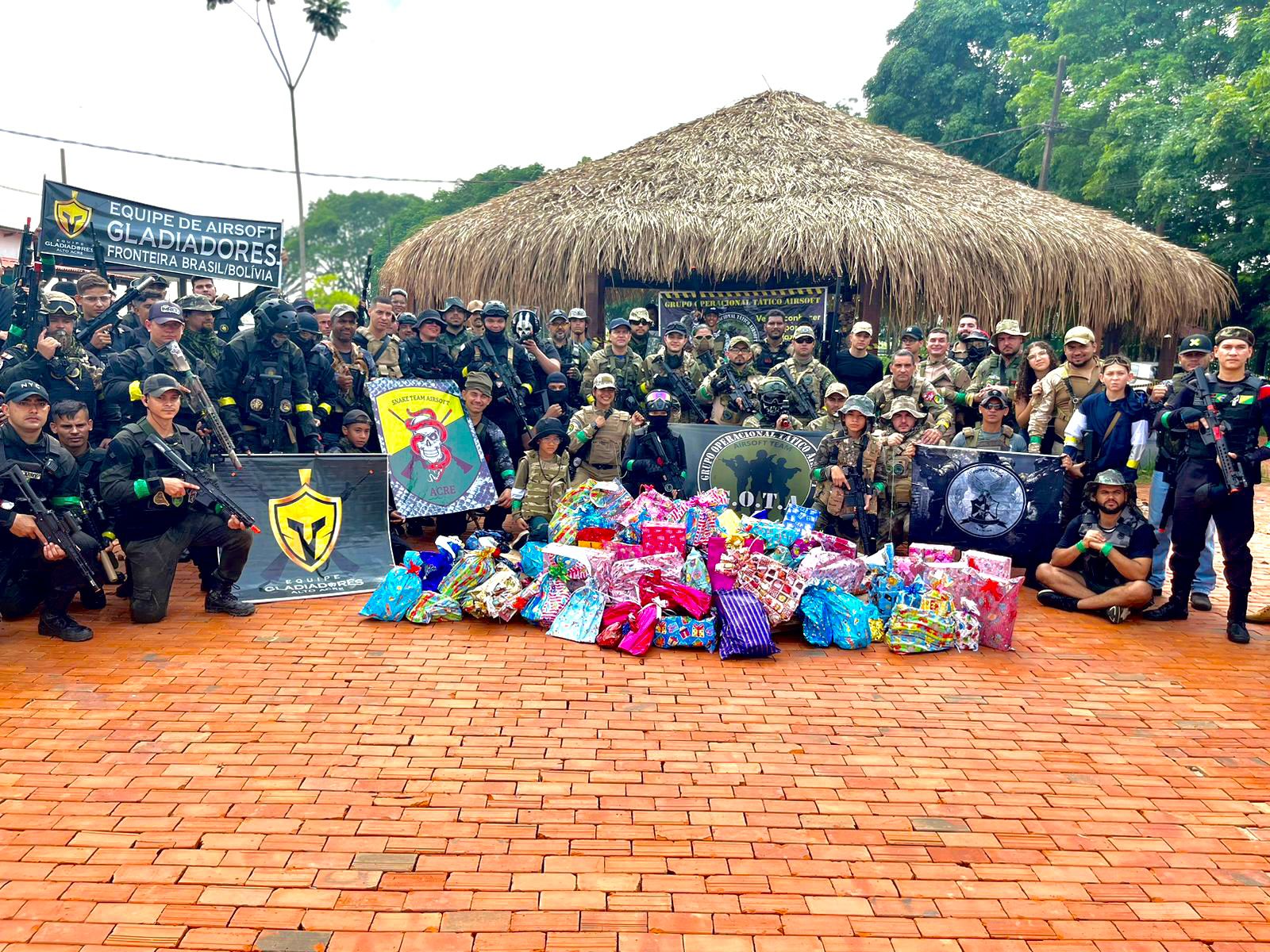 Equipe de airsoft promove evento solidário no Parque de Exposições Wildy Viana
