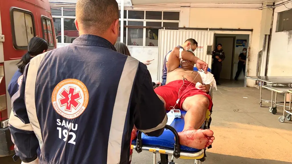Discussão familiar termina com homem ferido a facadas no bairro Cidade Nova