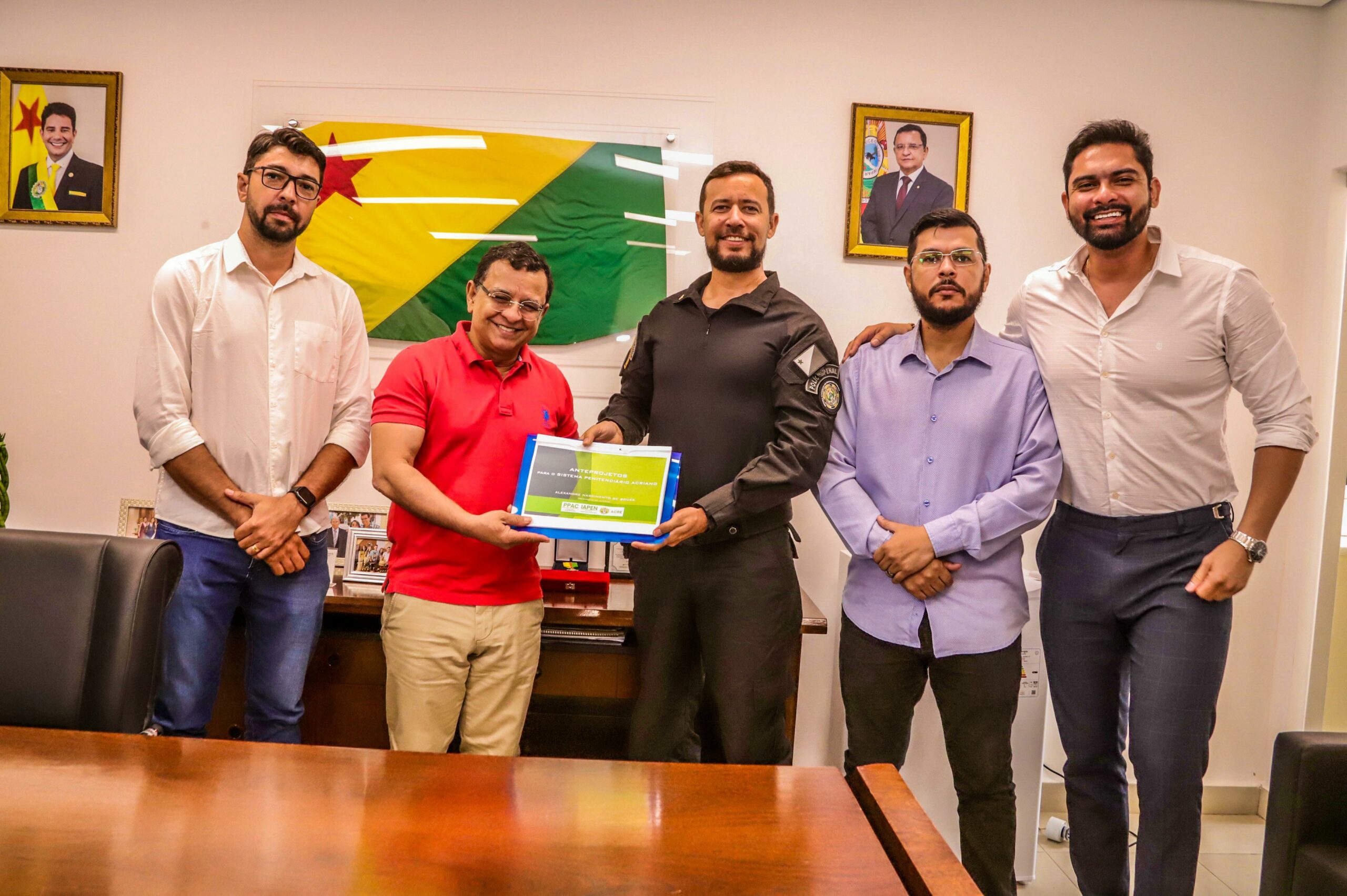 Gonzaga debate com presidente do Iapen melhorias e reforço na segurança dos presídios acreanos