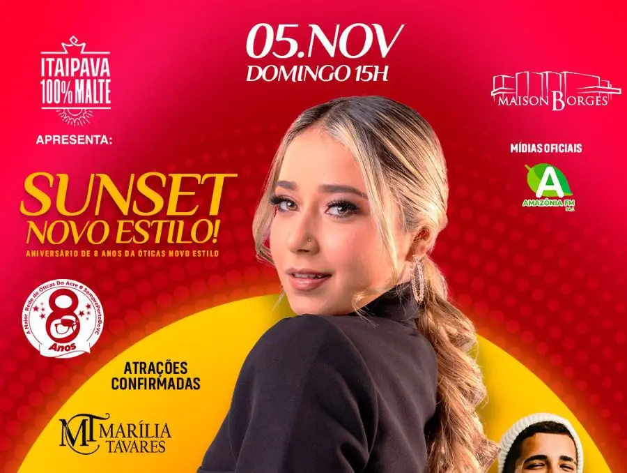 Show de Marília Tavares no Acre anuncia venda de segundo lote ingressos; veja valores