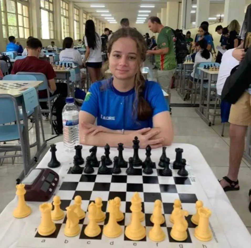 Acreana conquista Campeonato Brasileiro de Xadrez Escolar em Minas Gerais