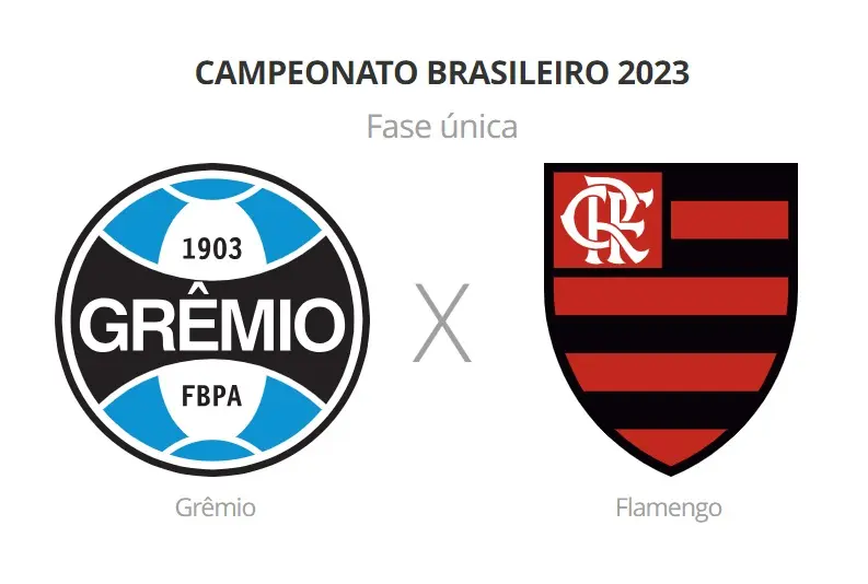 Grêmio x Flamengo: onde assistir ao vivo, horário e escalações