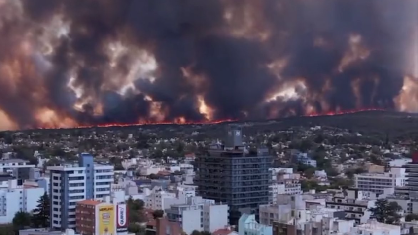 Incêndio atinge segunda maior cidade da Argentina; vídeo