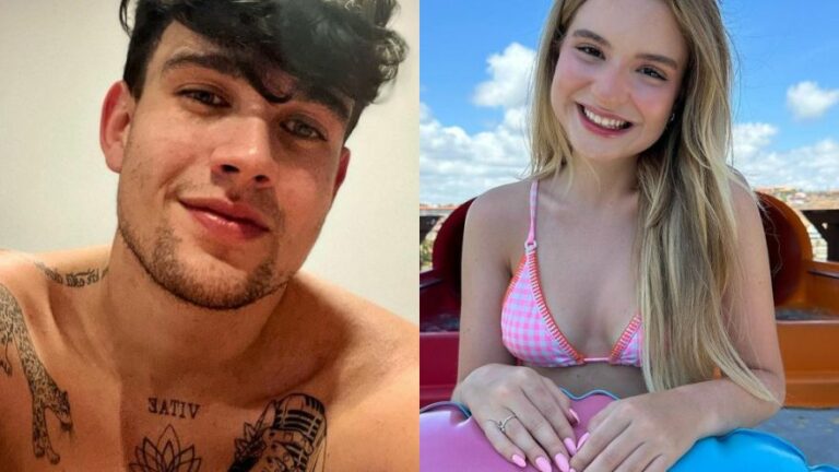 Filho de Solange Almeida engata namoro com Sophia Valverde