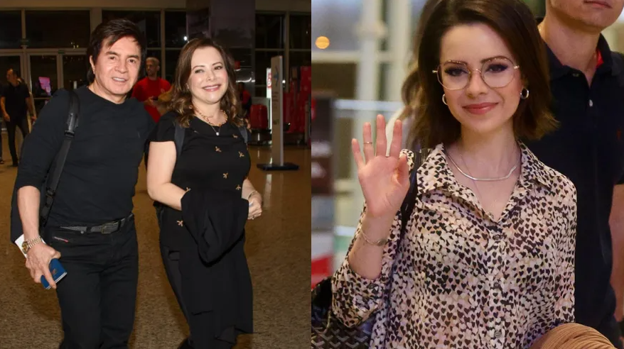 Solteira, Sandy embarca para turnê na Europa com a família