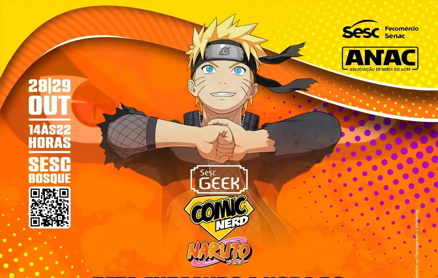 Com a temática de Naruto, Comic Nerd Sesc Geek 2023 acontece em outubro; veja programação