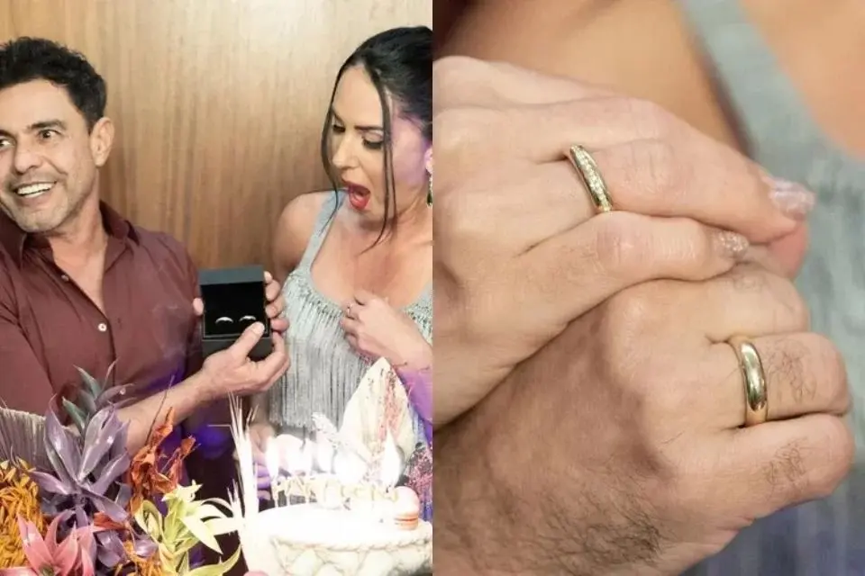 Graciele Lacerda ganha novas alianças de Zezé e explica motivo