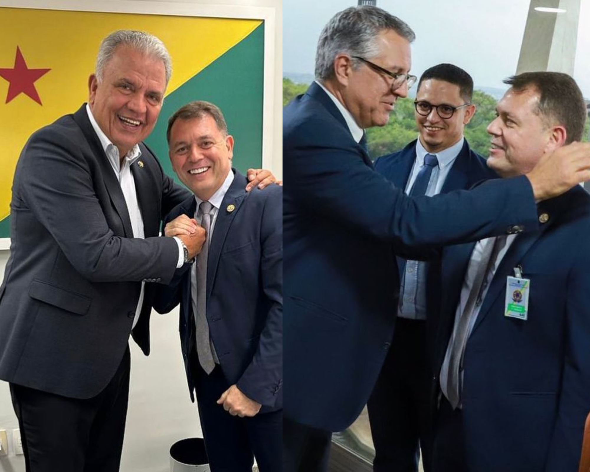 Construindo alianças, Alysson vai a Brasília e se reúne com Petecão e ministro de Lula