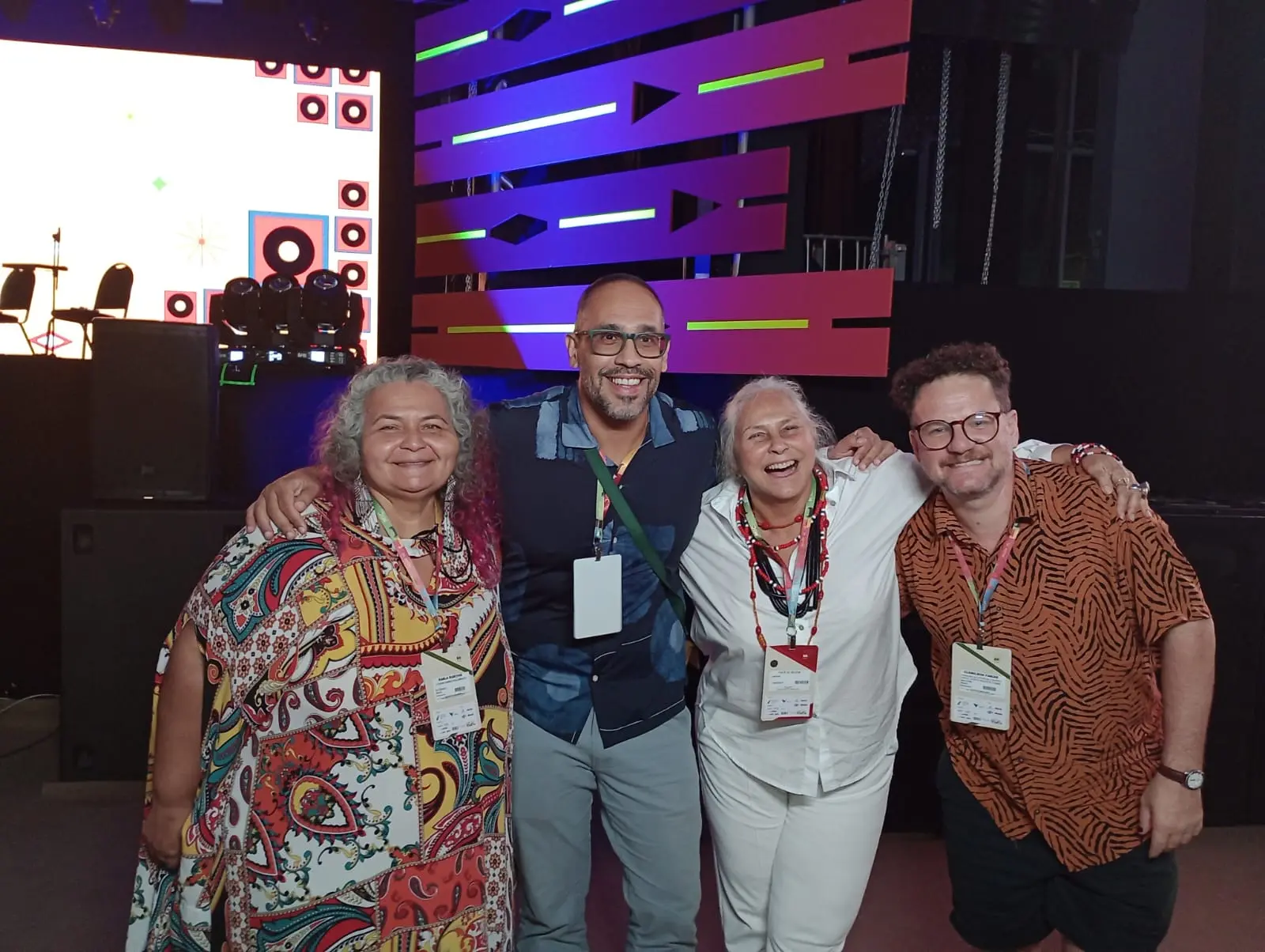 Diretor e produtores do filme ‘Noites Alienígenas’ têm encontro com Fafá de Belém, no Pará