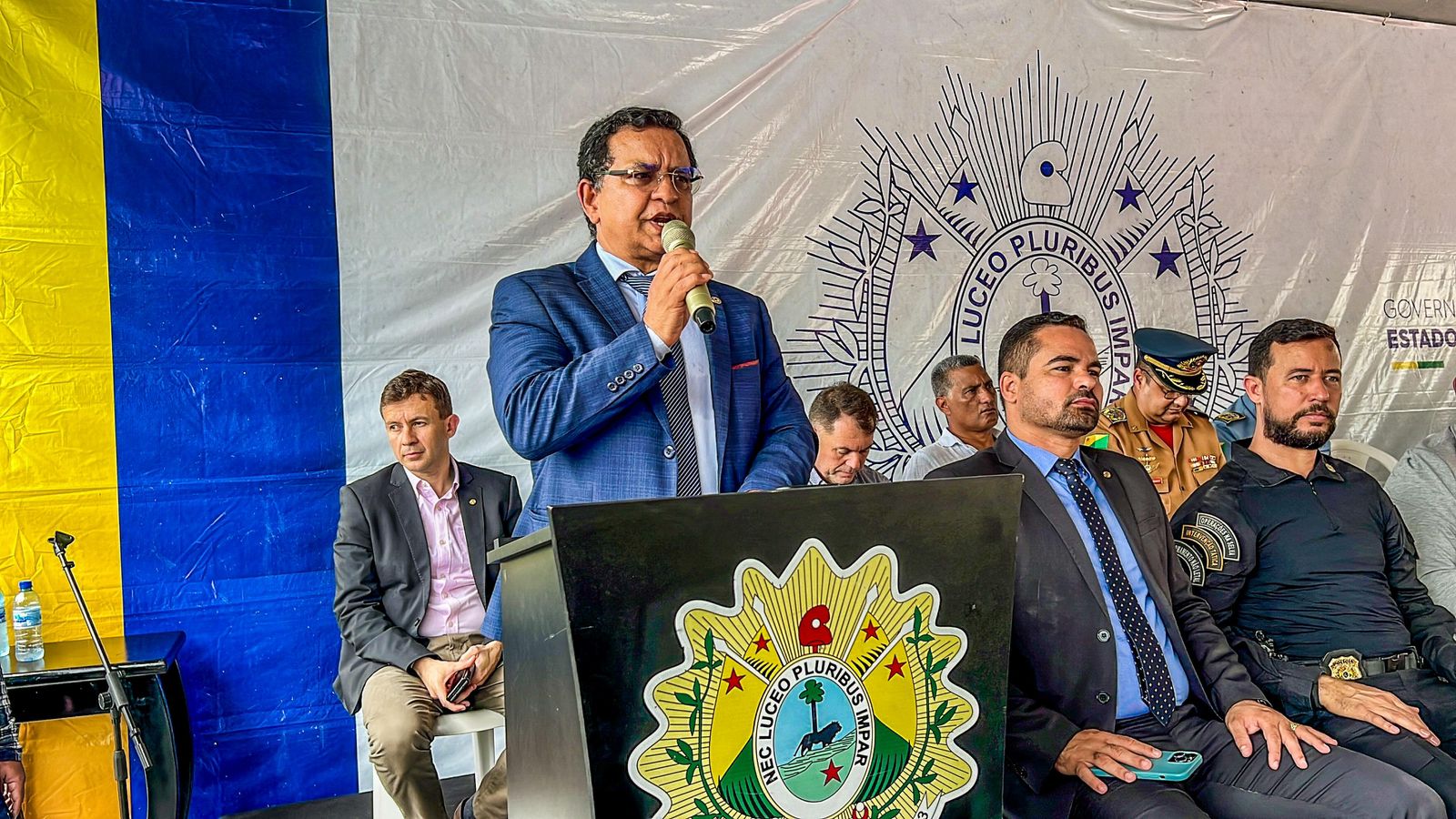 Gonzaga participa da entrega de viaturas e destaca fortalecimento da segurança pública do Acre