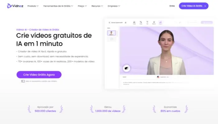Conheça o Vidnoz, sua nova ferramenta de IA revolucionária