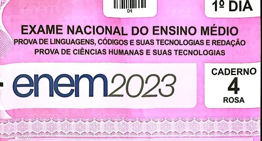 Gabarito Enem 2023 prova rosa 2º dia: veja correção extraoficial