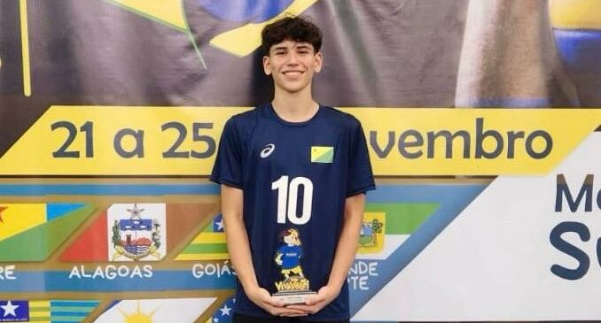 Atacante acreano é escolhido como um dos melhores do Brasileiro de Voleibol