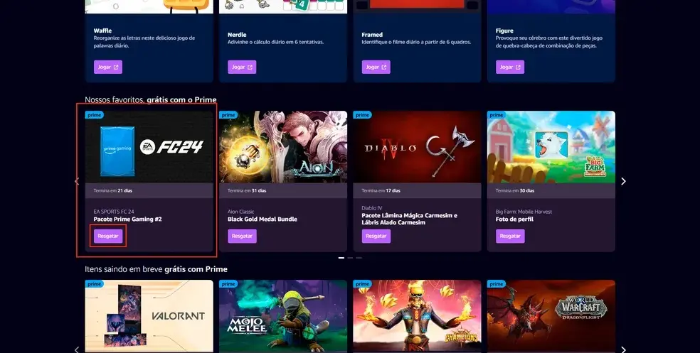 Prime Gaming EA FC 24: como linkar conta e pegar pacote grátis