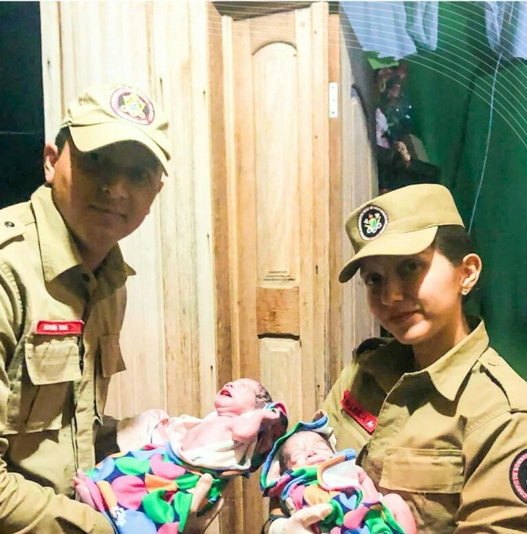 Bombeiros fazem parto de gêmeas em situação de emergência no interior do Acre