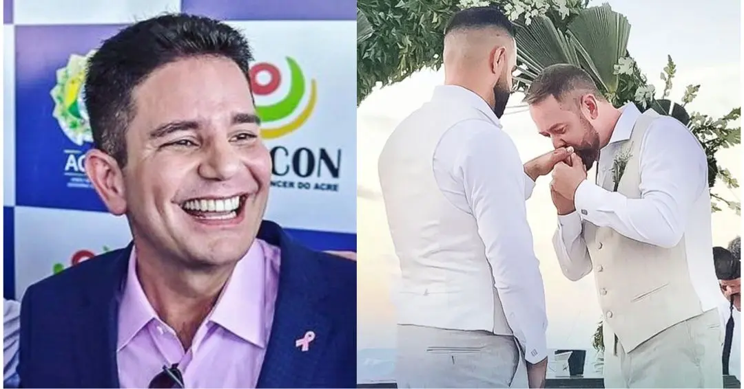 Gladson parabeniza secretário que casou com arquiteto: “15 anos de amor e respeito”