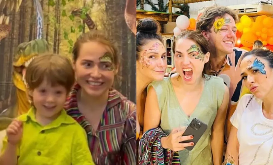Leticia Colin celebra aniversário de 4 anos do filho Uri com festa