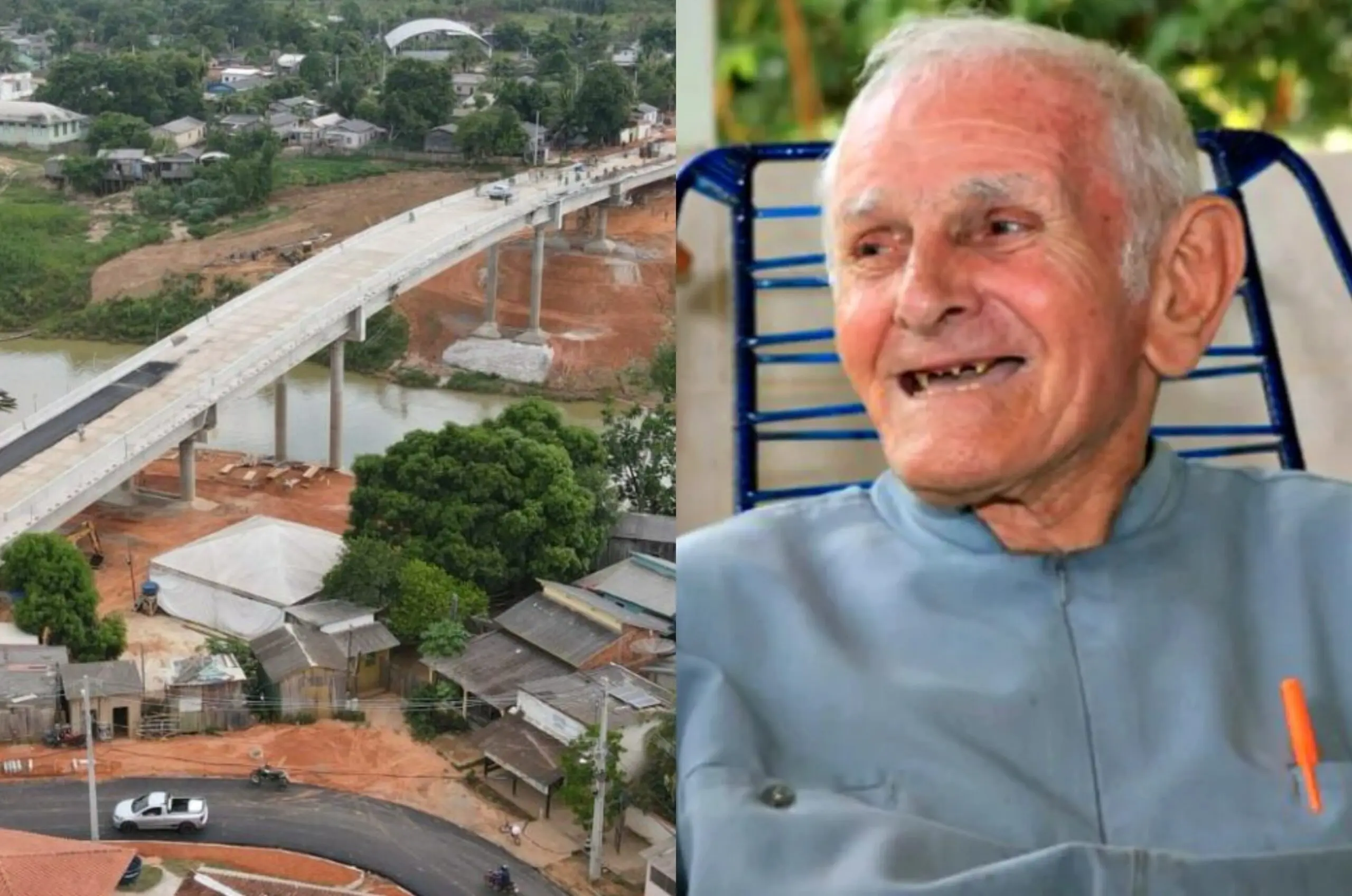 Ponte de 2º Distrito de Sena pode receber o nome de Padre Paolino; deputados apresentam PL
