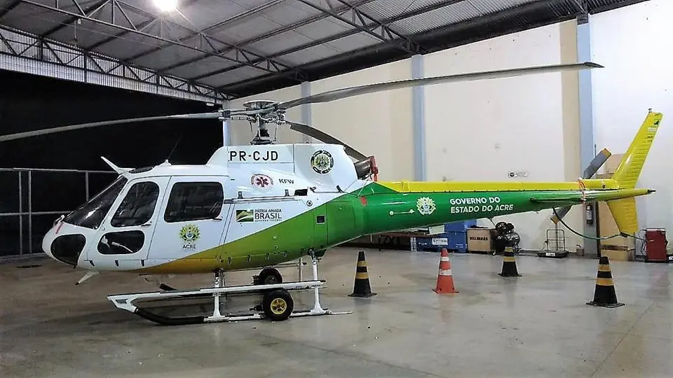 Gladson anuncia aquisição de novo helicóptero para a Segurança Pública do Acre