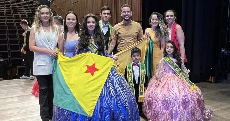 Acre conquista quatro títulos no Miss e Mister Brasil em Porto Alegre; veja detalhes