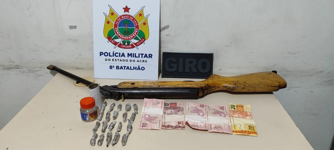 PM apreende mais duas armas de fogo em Sena Madureira e homem é preso