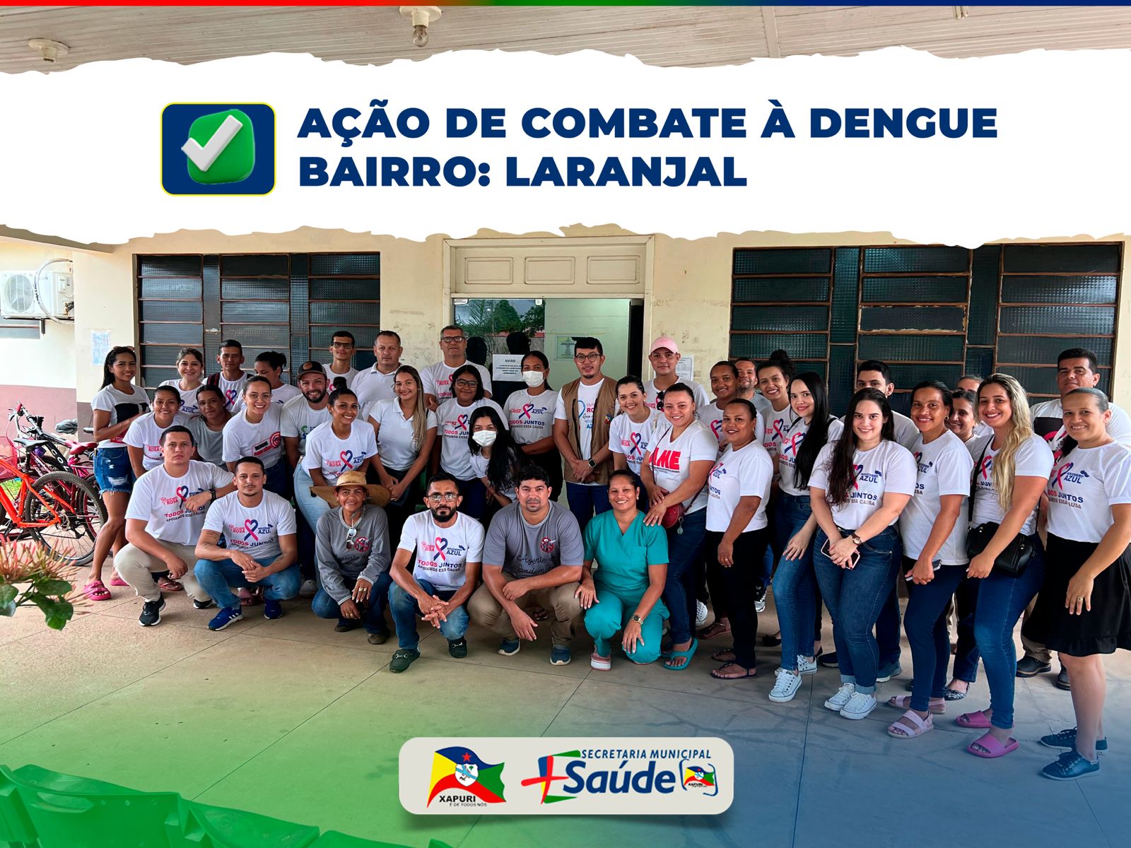 Prefeitura de Xapuri promove ação de combate à Dengue no bairro Laranjal