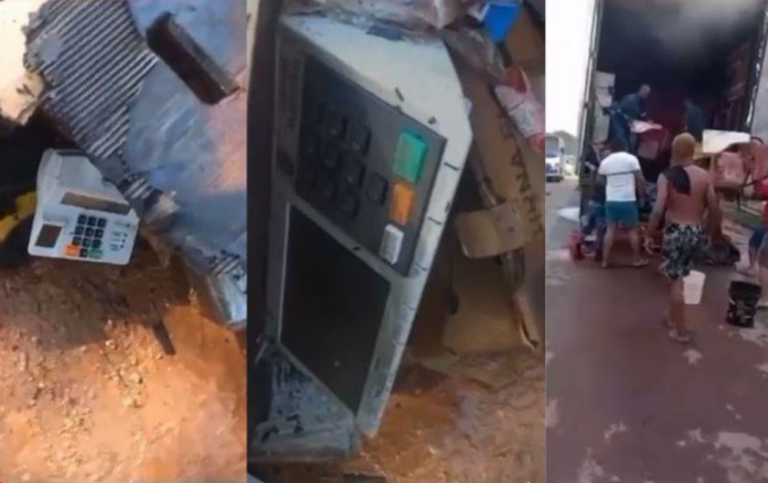 Caminhão que saiu do Acre com 400 urnas eletrônicas pega fogo enquanto aguardava balsa